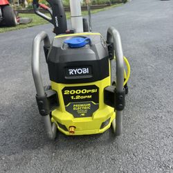 Ryobi Electric Pressure Washer 2000psi. Must Pickup. Price Is Firm.