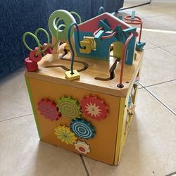 Toddler busy cube