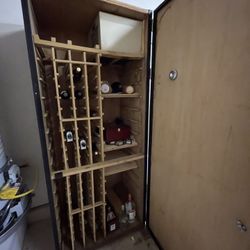 400E-Model Economy Wine Cabinet