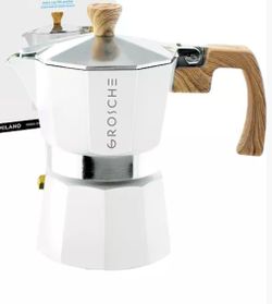 Milano Stovetop Espresso Maker Moka Pot 3 Espresso Cup Size 5 oz