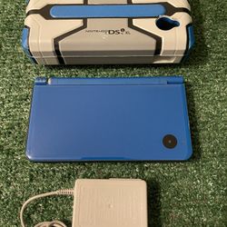 Nintendo DSi XL With Charger Blue. Tested And Working Free Shipping.