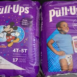 PULL-UPS 4T-5T    34ct.  $17