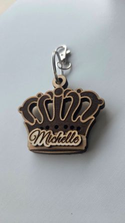 Personalized wooden keychain/custom Gift