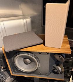 Bose 301 Series II Left Right Walnut Speakers Vintage ( pair)