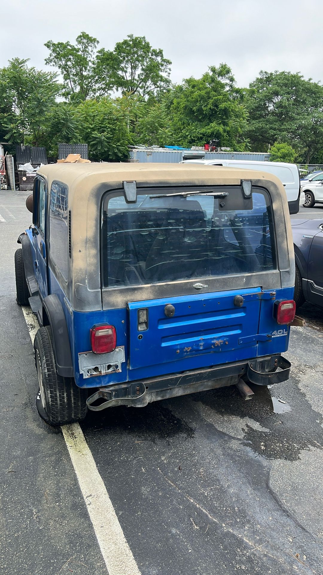 Jeep YJ Wrangler Hardtop 1991