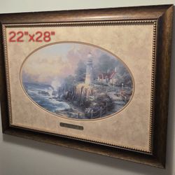 Thomas Kinkade Framed Painting 