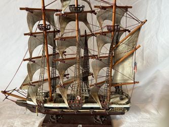 Vintage Wood Ship 