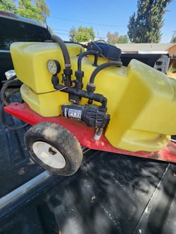 Gearmore 15 gal sprayer tow behind