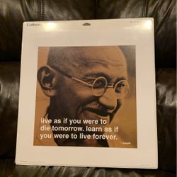 Ghandi 16 X 16 Print 