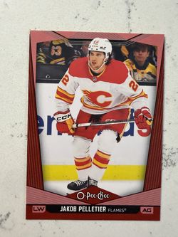 2024-25 O-PEE-CHEE OPC HOCKEY RED PARALLEL- JAKOB PELLETIER Calgary Flames