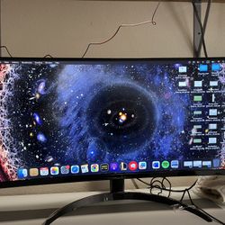 Wide LG Curved Monitor