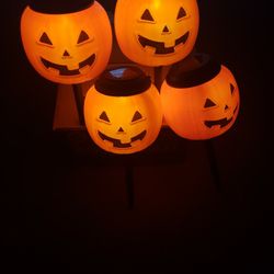 Halloween Decorations Solar Light Pumpkins Jack O Lantern Lights