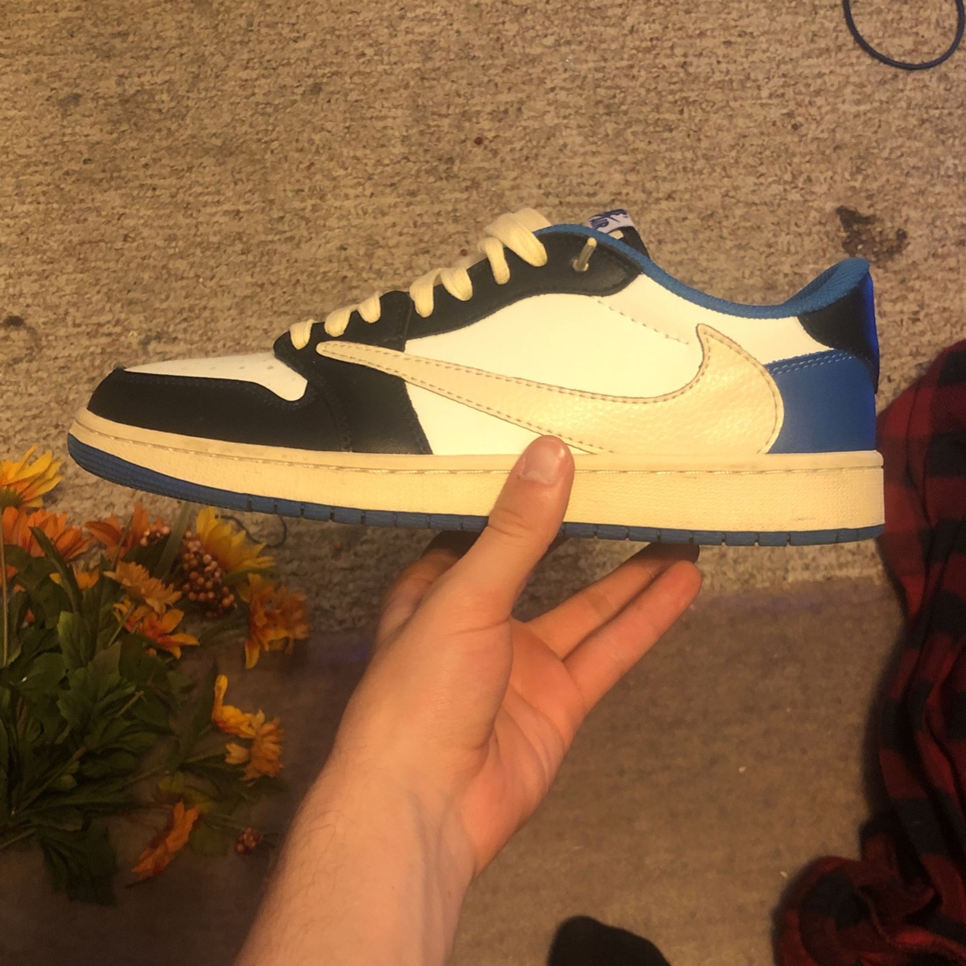 Travis Scott X Jordan 1 Fragment Low 