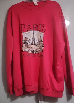 Paris La Vie En Rose Blouse Sz 4X EUC