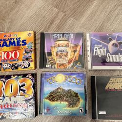 Lot Of  6 Pc Games
