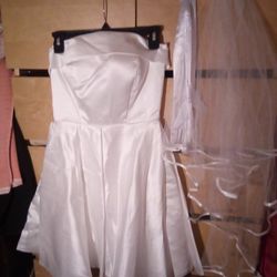 Size Small Brand New All Wedding Dress Okay In There