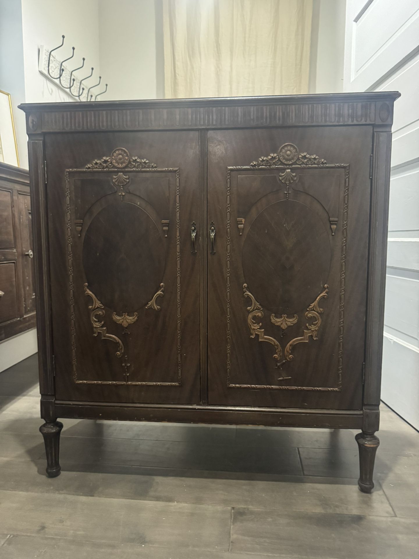 Vintage sheet music cabinet