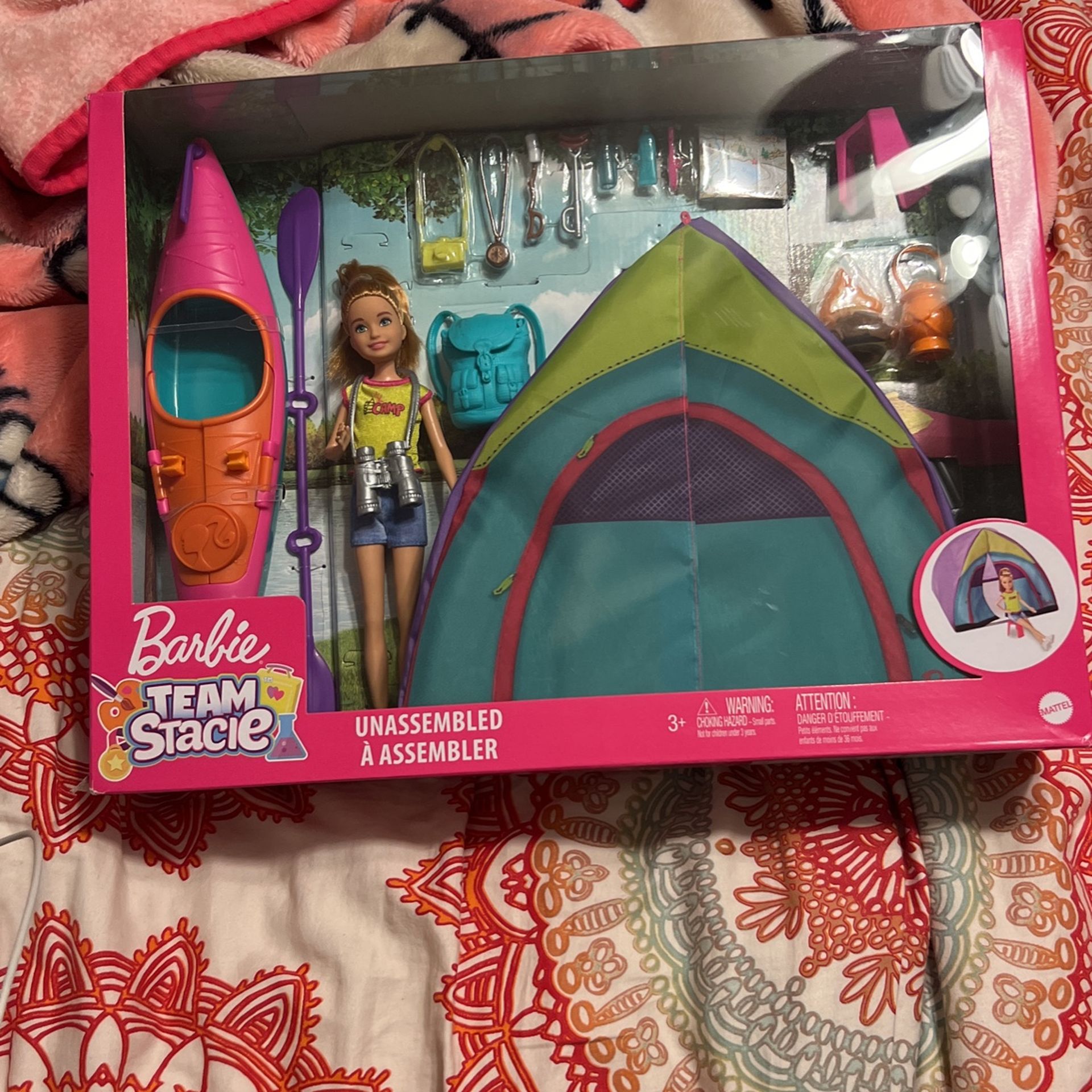 Barbie Team Stacie Summer Camp Playset