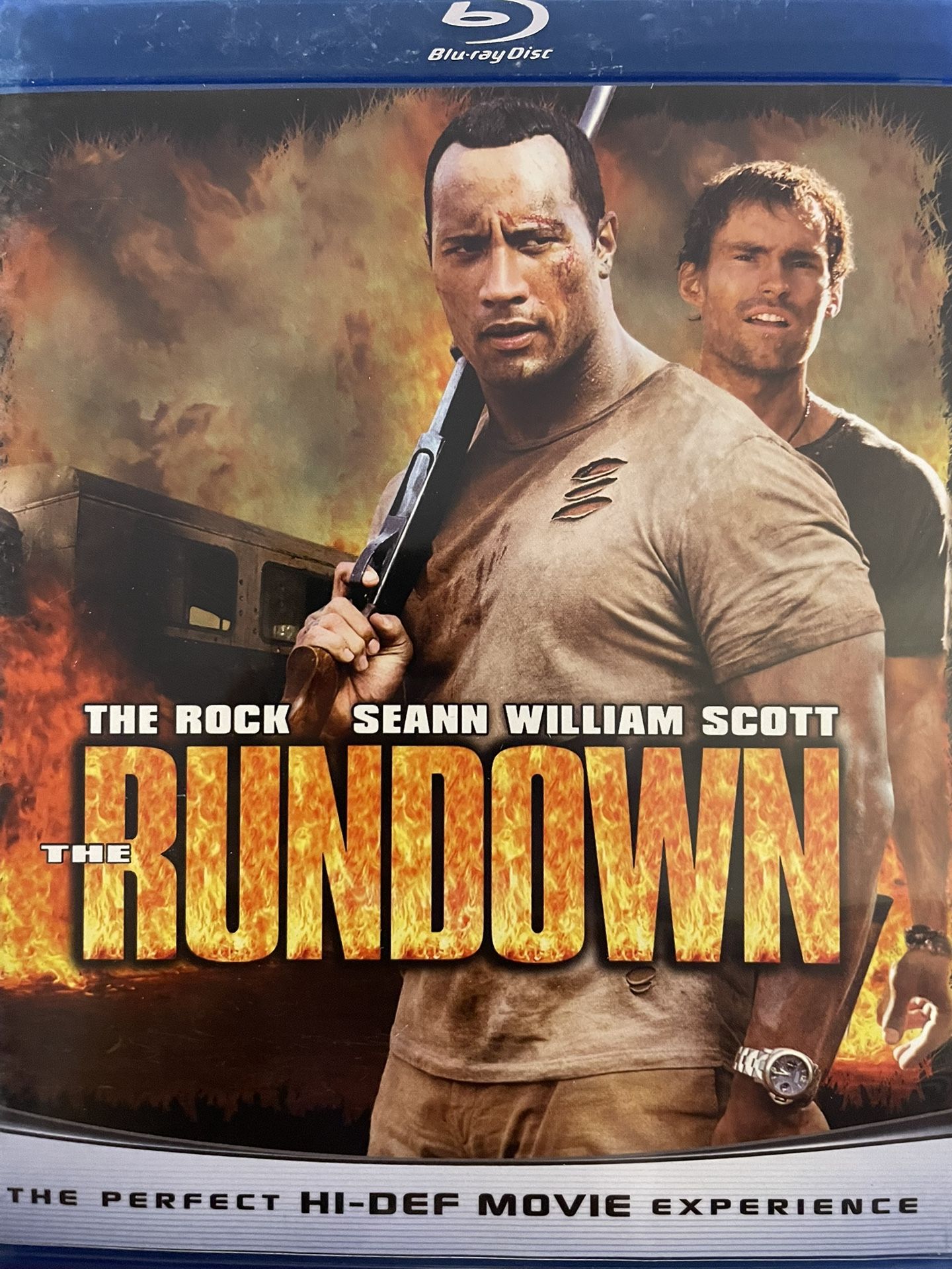The RUNDOWN (Blu-Ray-2003) The ROCK + Sean. William Scott!