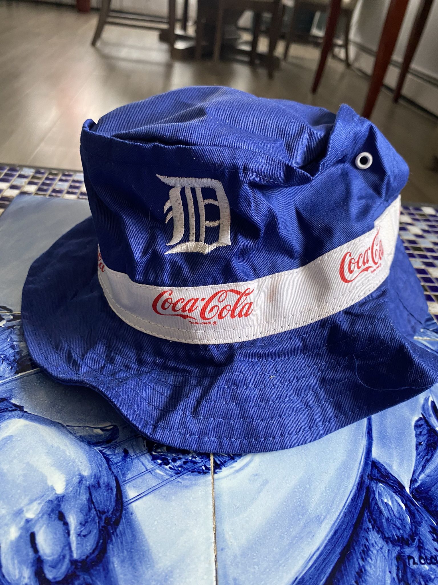 Vintage Detroit Coca Cola Promo Bucket Hat