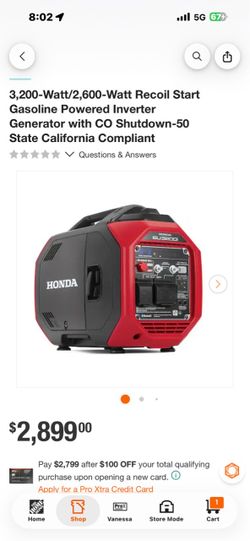 Honda EU3200i Inverter Generator