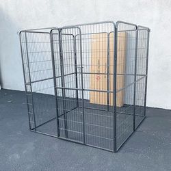 (NEW) $180 Heavy Duty 5x5x5ft Tall 8-Panel Pet Playpen Dog Crate Kennel Exercise Cage Fence