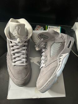 Jordan 5 Wolf Grey Size 10