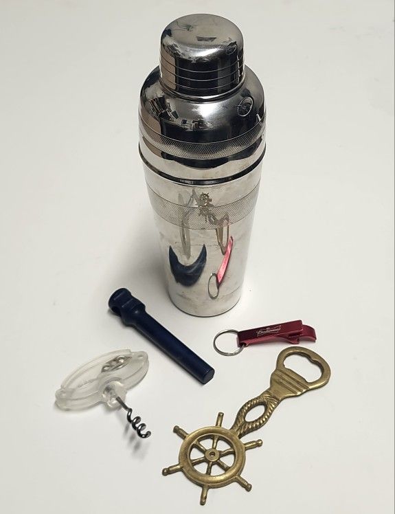 Grey Goose Cocktail Shaker and bottle & wine openers