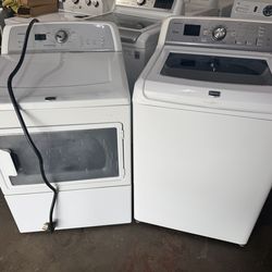 Maytag washer and dryer set large Capacity