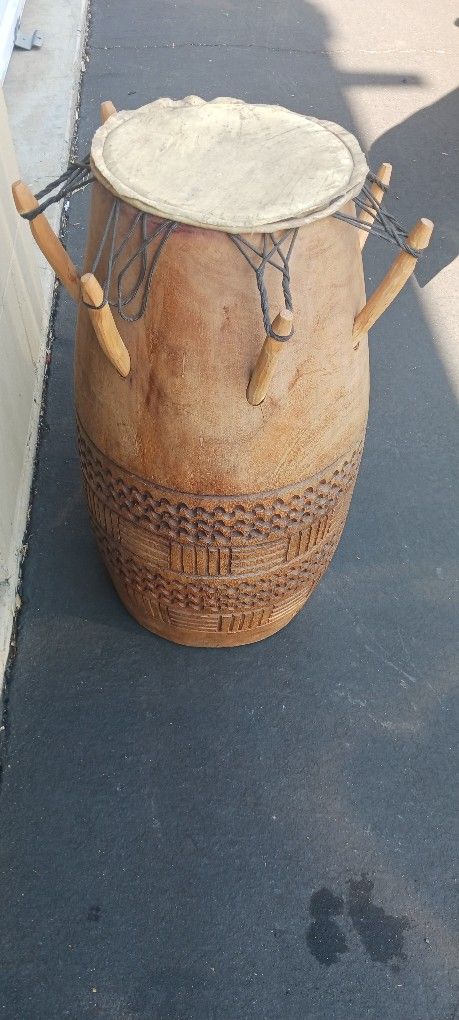 African Kpanlogo Drums Handmade