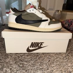 Air Jordan 1 low OG Travis Scott Reverse Olive