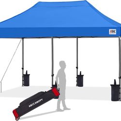 ABCCANOPY Patio Pop Up Canopy Tent 10x20 Commercial-Series(Blue)