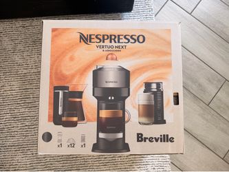 Brand New Sealed Nespresso Vertuo Next + Aeroccino 3 Milk Frother