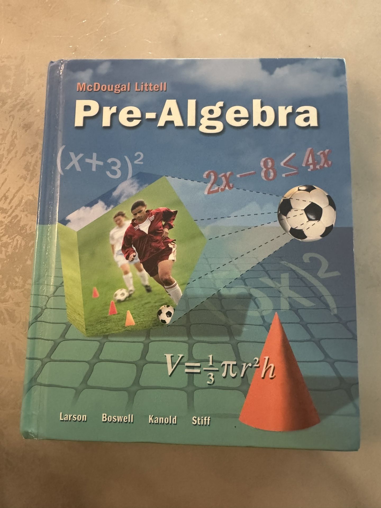 Pre-algebra Book For grade 7/8 Math