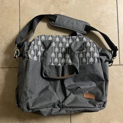 Lekebaby Large Baby Diaper Messenger Bag