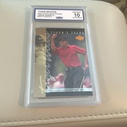 2001 Upper Deck - Tiger's Tales #TT11 Tiger Woods (Rookie-RC) CCG 10, 