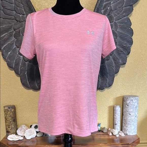 Under Armour Pink Fitted Short Sleeve T-Shirt