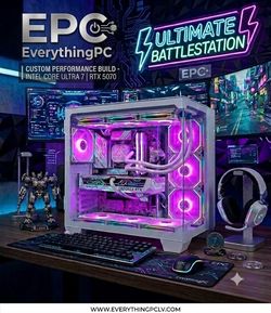White RTX 5070 Gaming & Streaming PC | Flexible Financing with $0 Down Options