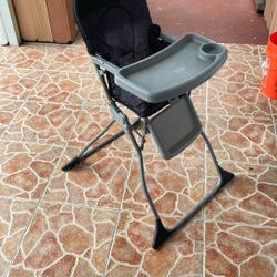 Cosco Kids Simple Fold High Chair, Noir Dot