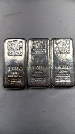 Kilo silver bars