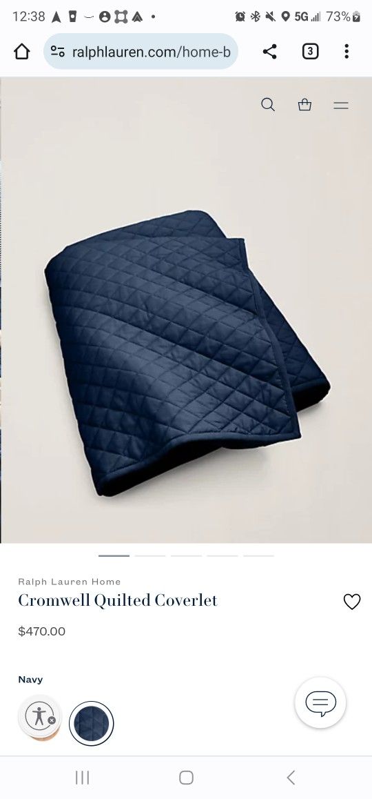 NEW Ralph Lauren King Quilt