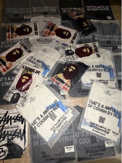 Alocs,bapes,essential hoodies