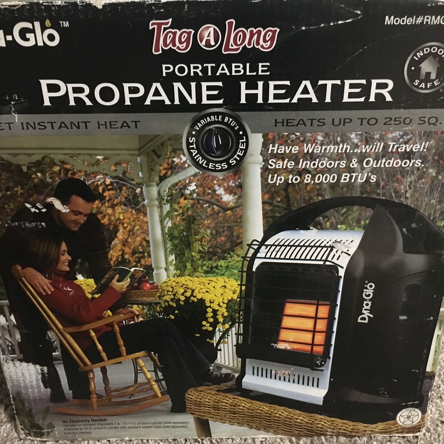 8K BTU Dyna Glo Tag A Long Portable Propane Heater for Sale in Seattle, WA  - OfferUp
