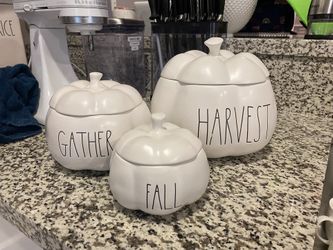 Rae Dunn Pumpkin Jars