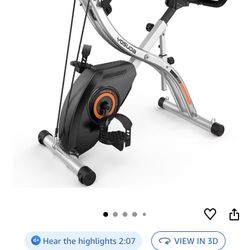 Exercise Bike With Resistance Bands (New)