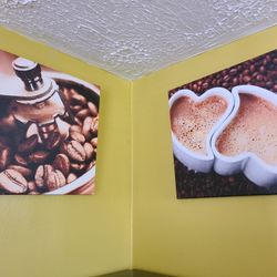 Kitchen Wall Art - Coffee On Canvas