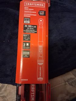 Craftsman Digital Torque Wrench