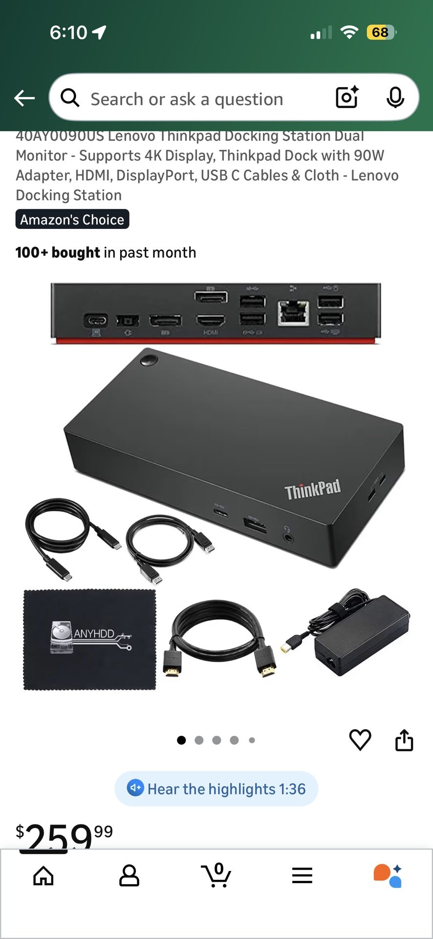 Lenovo Thinkpad Docking Station Dual Monitor