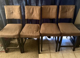 Free. Counter height dinner chairs