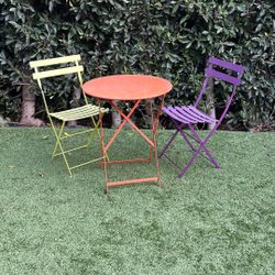 Metal Patio Furniture Set